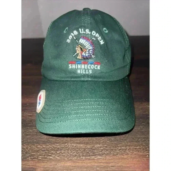 2018 Shinnecock Hills U.S. Open Green Golf Hat Cap USGA MEMBER Adjustable Strap - Picture 1 of 5